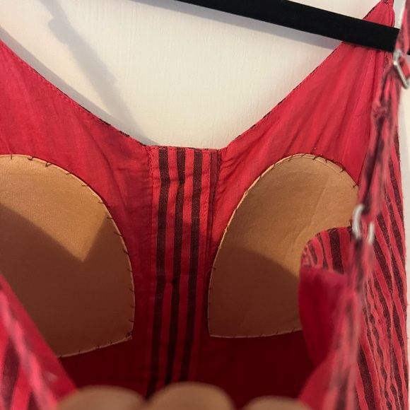 Sundry Red and Black Striped Maxi Dress size 0 (i119) - Picture 8 of 12